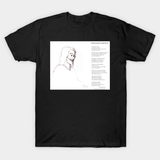 Awakening Divine Self Worth, sketch of Jesus 2 T-Shirt